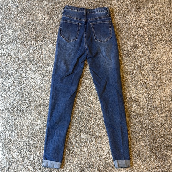 SHEIN Blue Skinny Jeans - Picture 2 of 3